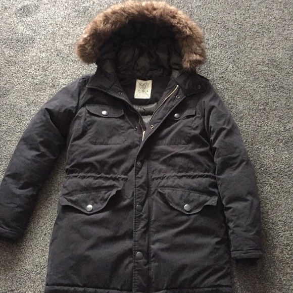 TNA Jackets & Blazers - TNA Black Parka L-M